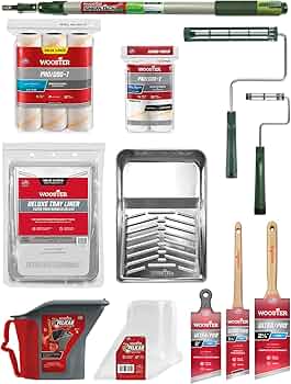 Wooster Pro Contractor Paint Kit with Brush and Roller Covers by Wooster Brush - American Made