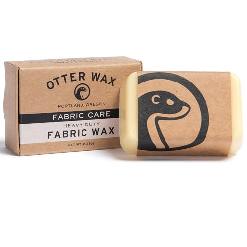 Otter Wax Fabric Wax Bar, All Natural Water Repellent by Otter Wax - American Made