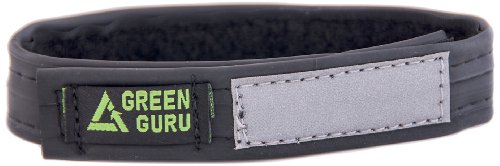 Green Guru Gear Narrow Bike Pant Leg Upcycled Made in USA Ankle Strap , Black by Green Guru Gear - American Made