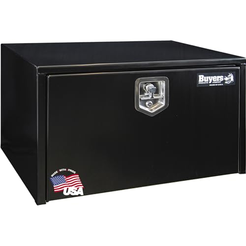 Buyers Products 1702303 Black Steel Underbody Truck Tool Box, 18x18x30 Inch by Buyers Products Company - American Made
