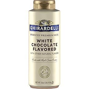 Ghirardelli White Chocolate Sauce Squeeze Bottle 16oz by Ghirardelli - American Made
