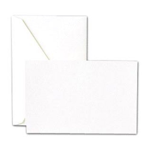 Crane and Co Pearl White Printable Correspondence Cards by Crane & Co. - American Made