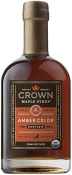 Crown Maple Amber Color Rich Taste Organic Maple Syrup, 12.7 fl oz by Crown Maple - American Made