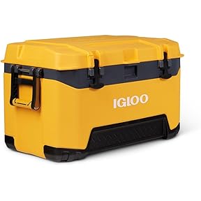 Igloo Marine Ultra 72-Quart Cooler Yellow/Black by Igloo - American Made