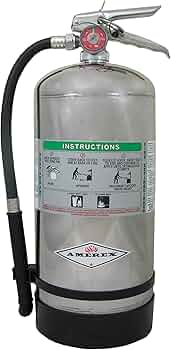 Amerex C260 6 Liter Class K Wet Chemical Fire Extinguisher by Amerex - American Made