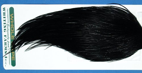 Whiting Farms High and Dry Hackle Cape Black by Whiting Farms - American Made