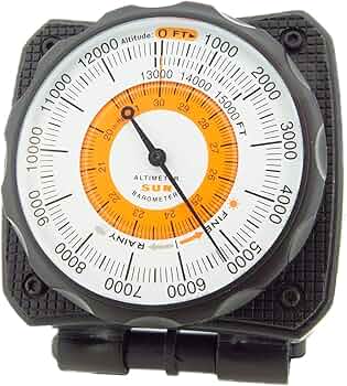 Sun Company AltiLINQ - Dashboard Altimeter and Barometer for Car and Truck by Sun Company - American Made