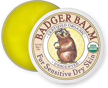 Badger Balm Unscented Moisturizer, 2oz Tin by Badger - American Made