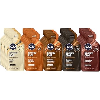 CLIF SHOT Energy Gels Vanilla Flavor 24-Pack by Clif Bar - American Made
