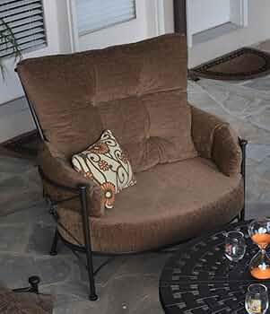 Meadowcraft Grayson Wrought Iron Cuddle Chair by Meadowcraft - American Made