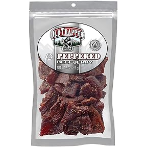 Old Trapper Peppered Beef Jerky 10 oz by Old Trapper - American Made