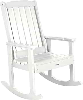 highwood Lehigh Recycled Plastic Rocking Chair White by Highwood USA - American Made