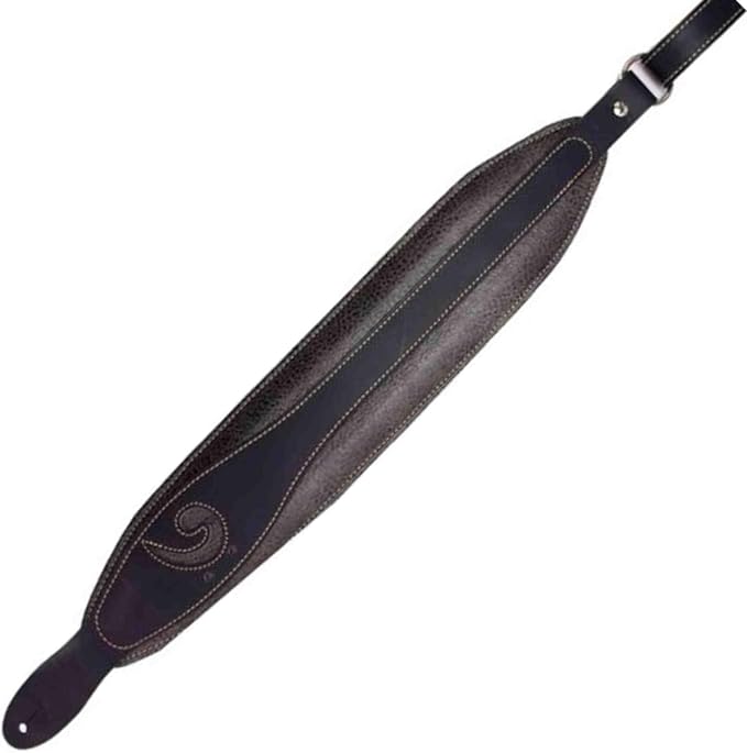 LM Products Leather Guitar Strap 2-Inch Vintage Brown by LM Products - American Made