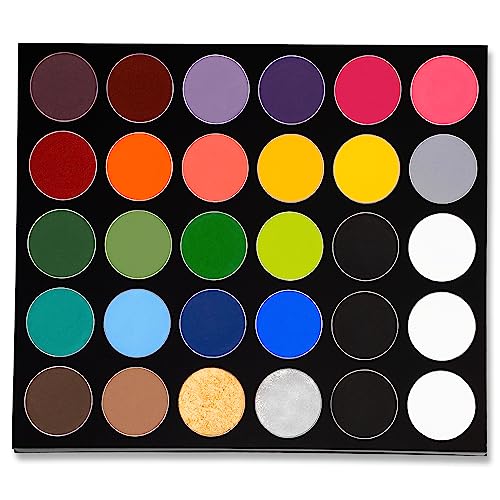 Mehron Makeup Paradise AQ - 30 COLOR PRO PALETTE, Water-Activated Makeup by Mehron Makeup - American Made