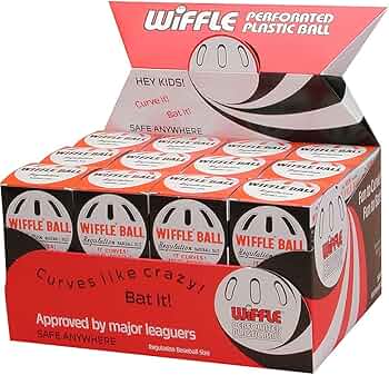WIFFLE Ball Original Baseballs, Regulation Size, 24-Count Bulk Pack by WIFFLE Ball - American Made