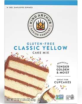 Gluten-Free Yellow Cake Mix 22oz by King Arthur Baking - American Made