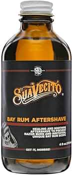 Suavecito Bay Rum Aftershave 4oz by Suavecito - American Made