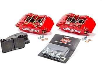 Wilwood 140-13029-R Brake Caliper and Pad Kit, Red, Front by Wilwood - American Made