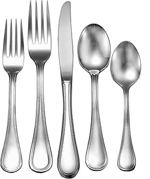 Liberty Tabletop Pearl 45-Piece Flatware Set
