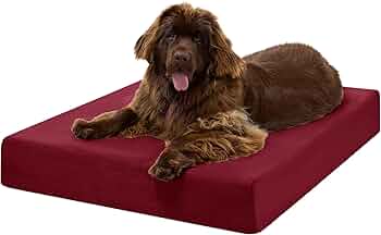Big Barker Orthopedic XL Dog Bed Burgundy by Big Barker - American Made