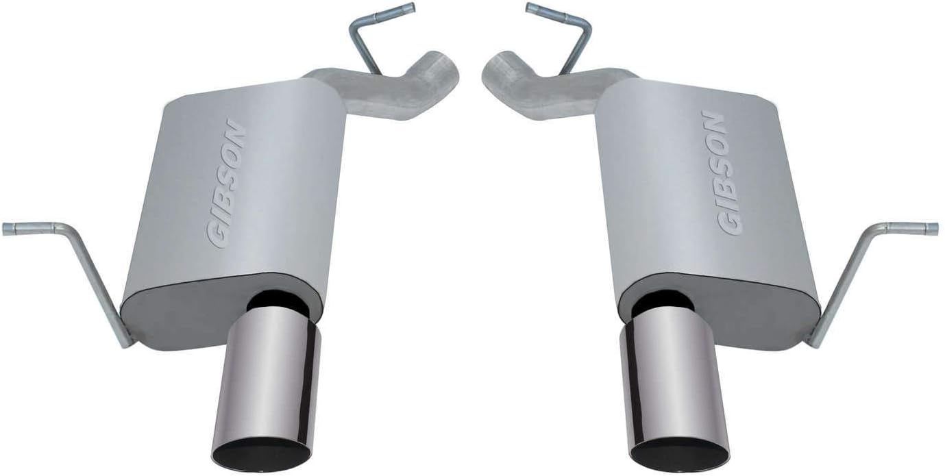 Gibson Performance Exhaust 17407 Aluminized Axle Back Exhaust System by Gibson Performance Exhaust - American Made