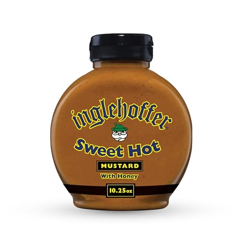 Inglehoffer Sweet Hot Mustard 10 oz by Beaverton Foods - American Made