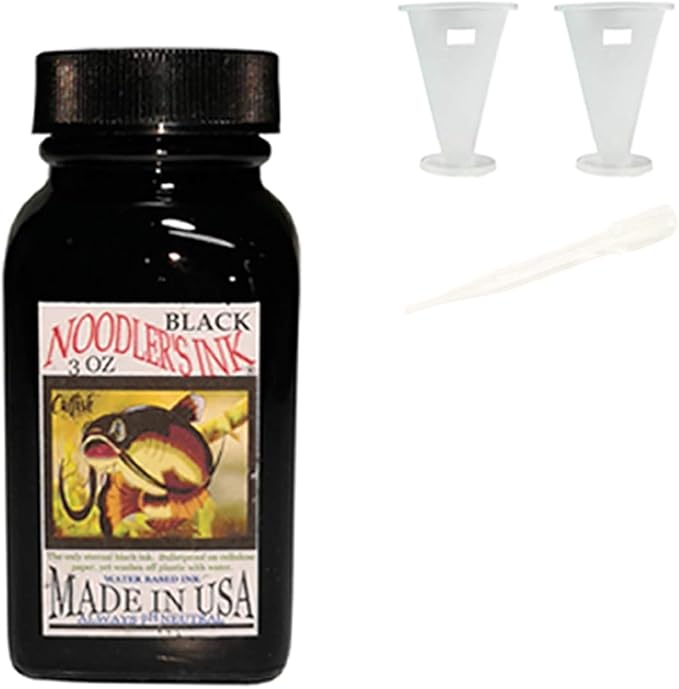 Noodler's Ink Bulletproof Black Fountain Pen Ink 3oz by Noodler's Ink - American Made