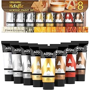 Jo Sonja's Artist Colors Metallic Set 6 Colors by Chroma Inc - American Made