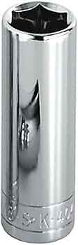 SK Tools 3/8 Inch Drive 14mm 12-Point Deep Chrome Socket by SK Professional Tools - American Made