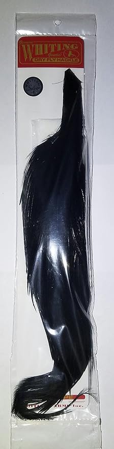 Whiting Farms Silver Grade Half Cape Black by Whiting Farms - American Made