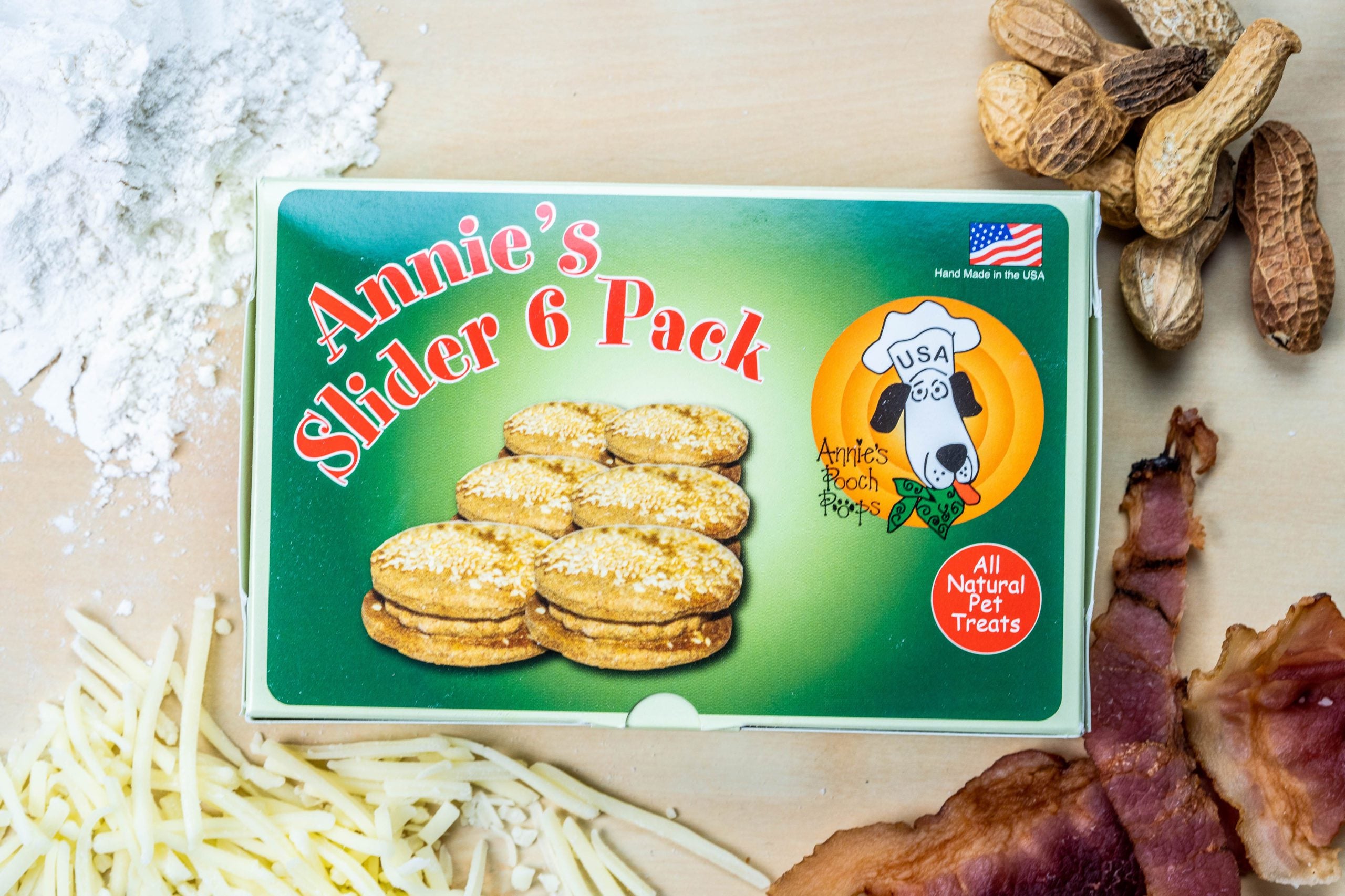 Annie's Pooch Pops 6-Pack Slider Biscuit Dog Treats by Annie's Pooch Pops - American Made
