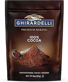 Ghirardelli Unsweetened Cocoa Powder 8oz by Ghirardelli - American Made