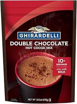 Ghirardelli Double Chocolate Premium Hot Cocoa Mix 10.5oz by Ghirardelli - American Made