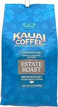 Kauai Coffee Single Origin Medium Roast Whole Bean 1.5lb by Kauai Coffee Company - American Made