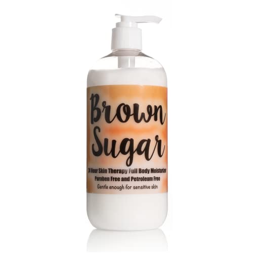 The Lotion Company 24 Hour Skin Therapy Lotion, Brown Sugar Gourmand Scent, Full Body Moisturizer with Aloe Ve by The Lotion Company - American Made