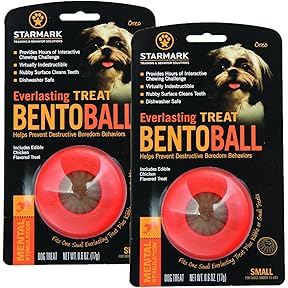 Starmark Everlasting Bento Ball Dog Toy, Large by Starmark Pet Products - American Made