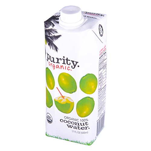 Purity Organic Coconut Water 100% Organic 17 oz Pack of 12 by Purity Organic - American Made