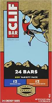 CLIF BAR Energy Bars Variety Pack 24 Count by Clif Bar - American Made