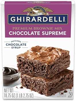 Ghirardelli Ultimate Chocolate Premium Brownie Mix 19oz by Ghirardelli - American Made