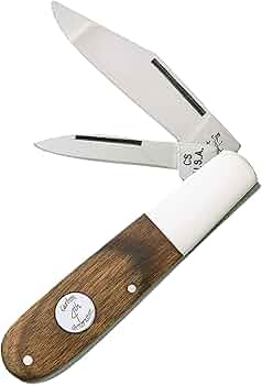 Bear & Son Cutlery Hunting Knife with Gut Hook - USA Made by Bear & Son Cutlery - American Made