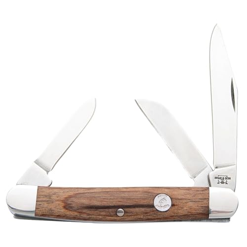 Bear & Son Cutlery Large Stockman Pocket Knife - USA Made by Bear & Son Cutlery - American Made