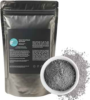 Alaska Glacial Mineral Clay Mask Powder 16oz by Alaska Glacial Mud - American Made