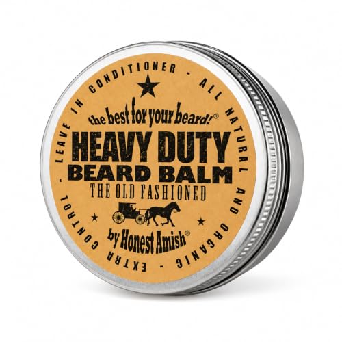 Honest Amish - Heavy Duty Beard Balm - 2 Ounce - Beard Conditioner by Honest Amish - American Made