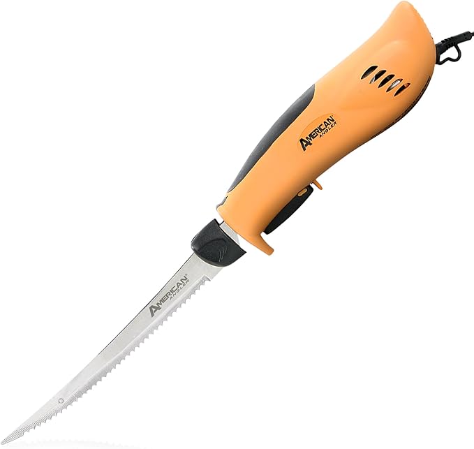 American Angler PRO Electric Fillet Knife Stainless Steel by American Angler - American Made
