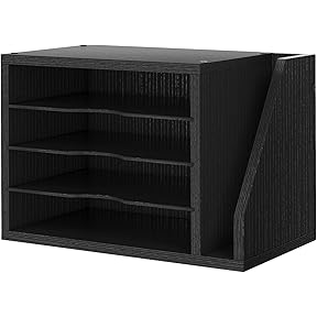 Officemate Grande Central Desktop Filing System, Black by Officemate - American Made