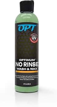 Optimum No Rinse Wash and Wax, 8 oz by Optimum Polymer Technologies - American Made
