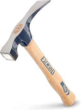 Estwing Bricklayer's/Mason's Hammer, 21 oz, Hickory Handle by Estwing - American Made