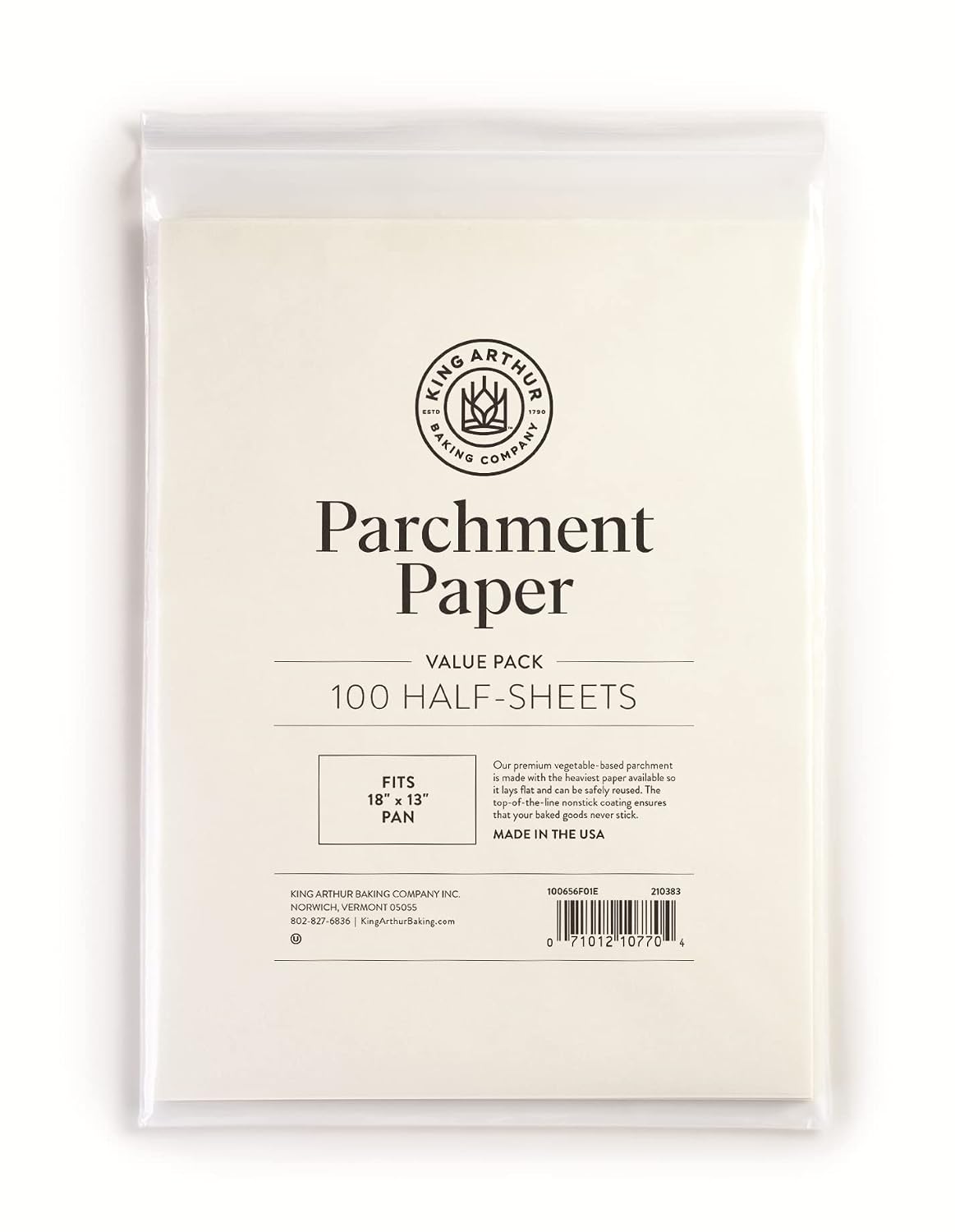 King Arthur Precut Baking Parchment Paper by King Arthur Baking - American Made