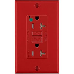 Hubbell GFR8300HWLA Hospital Grade GFCI Outlet 20A 125V White by Hubbell - American Made