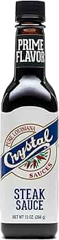 Crystal Louisiana Steak Sauce 10 oz by Crystal Hot Sauce - American Made